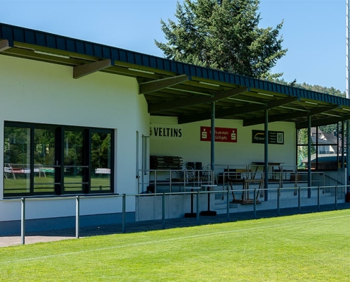 Bannerwerbung Sportplatz